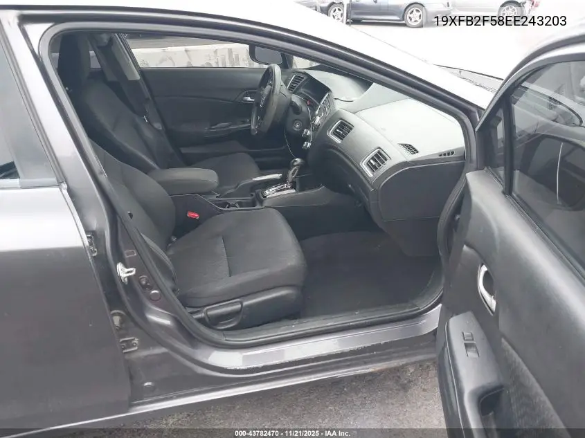 19XFB2F58EE243203 2014 Honda Civic Lx