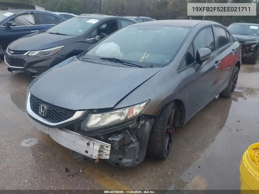 19XFB2F52EE021711 2014 Honda Civic Lx