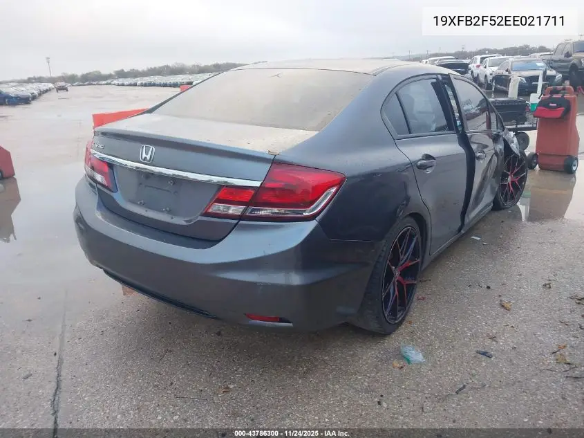 19XFB2F52EE021711 2014 Honda Civic Lx