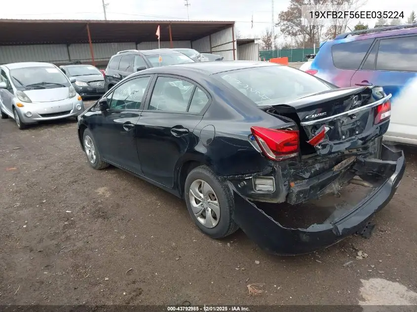 19XFB2F56EE035224 2014 Honda Civic Lx