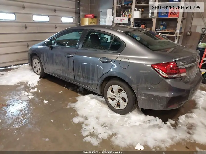 2HGFB2F57EH546799 2014 Honda Civic Lx