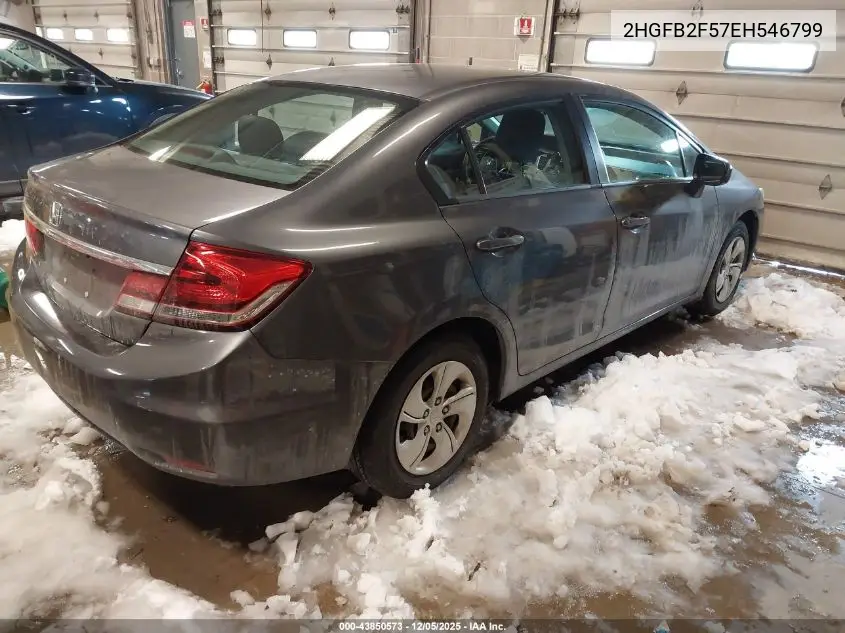 2HGFB2F57EH546799 2014 Honda Civic Lx