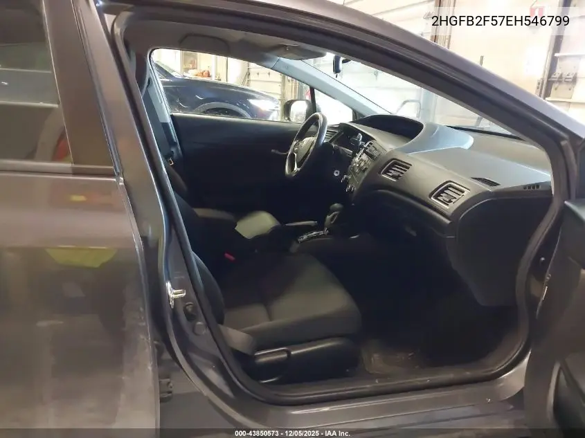 2HGFB2F57EH546799 2014 Honda Civic Lx