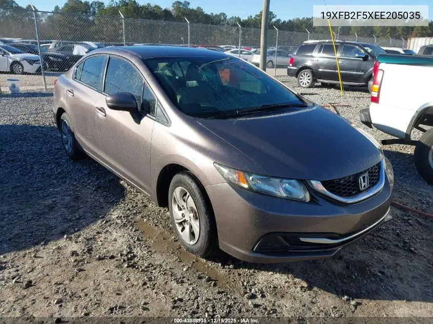 19XFB2F5XEE205035 2014 Honda Civic Lx