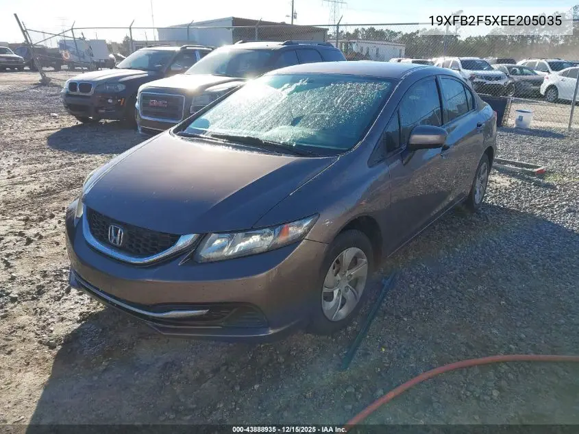 19XFB2F5XEE205035 2014 Honda Civic Lx