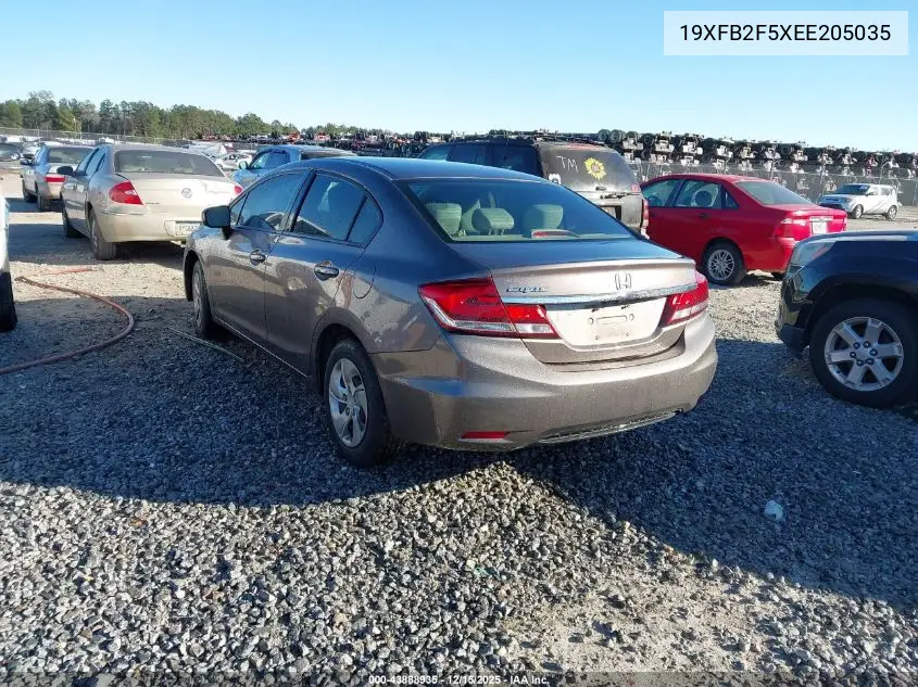 19XFB2F5XEE205035 2014 Honda Civic Lx