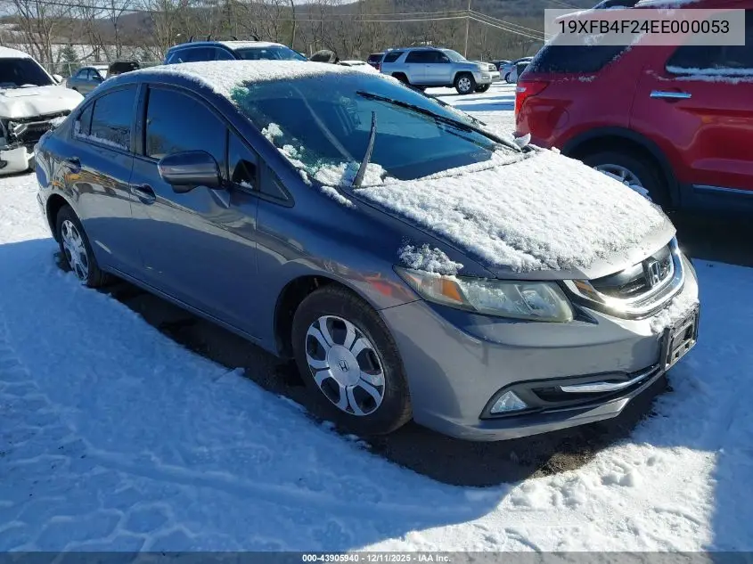 19XFB4F24EE000053 2014 Honda Civic Hybrid