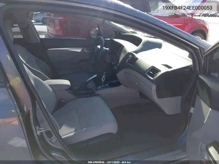 19XFB4F24EE000053 2014 Honda Civic Hybrid