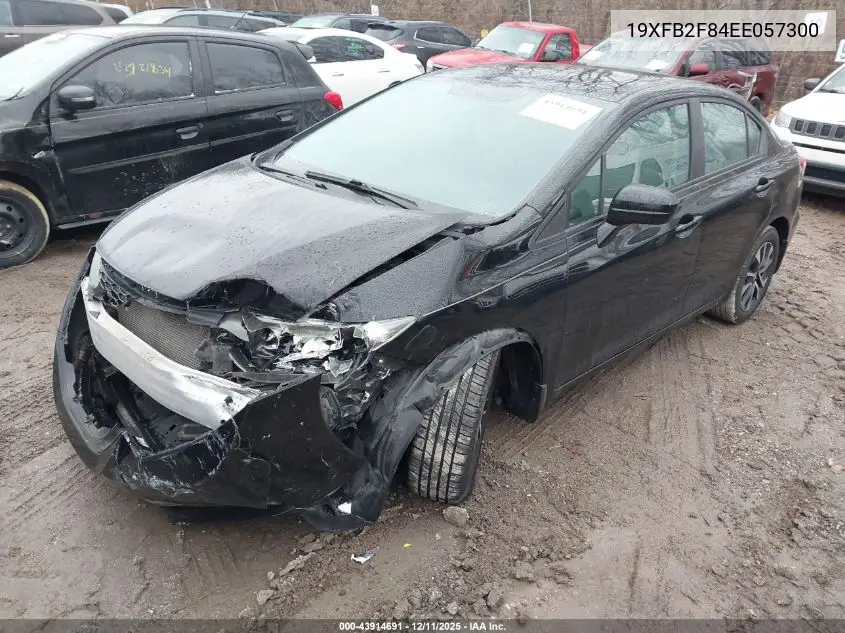 19XFB2F84EE057300 2014 Honda Civic Ex