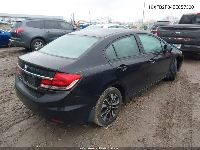 19XFB2F84EE057300 2014 Honda Civic Ex