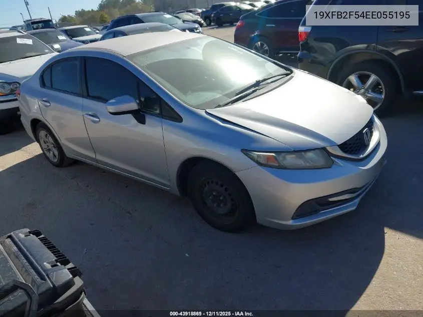 19XFB2F54EE055195 2014 Honda Civic Lx