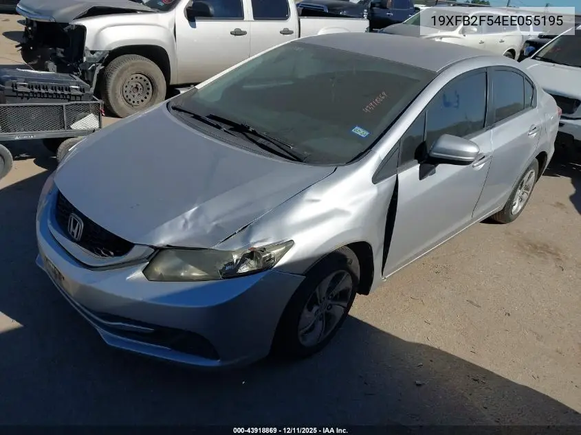 19XFB2F54EE055195 2014 Honda Civic Lx