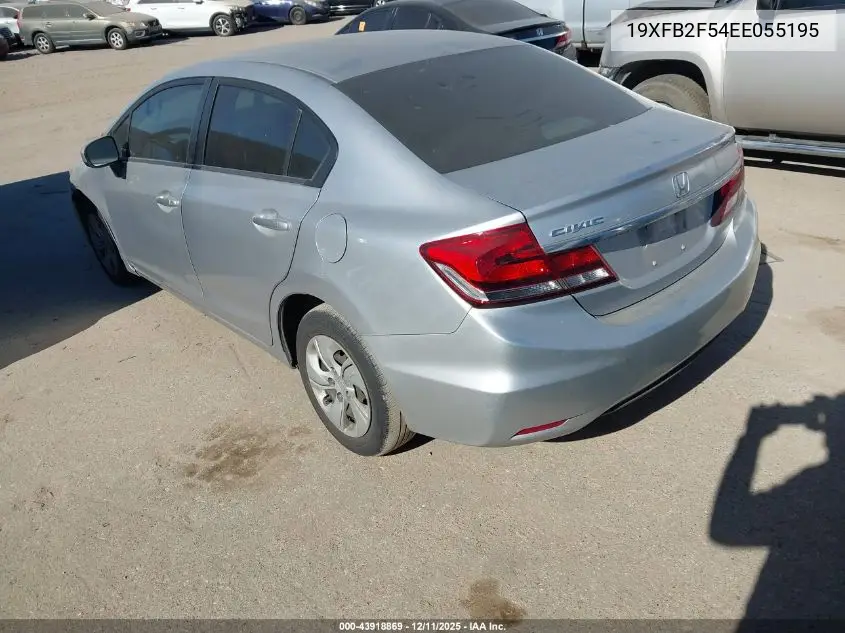 19XFB2F54EE055195 2014 Honda Civic Lx