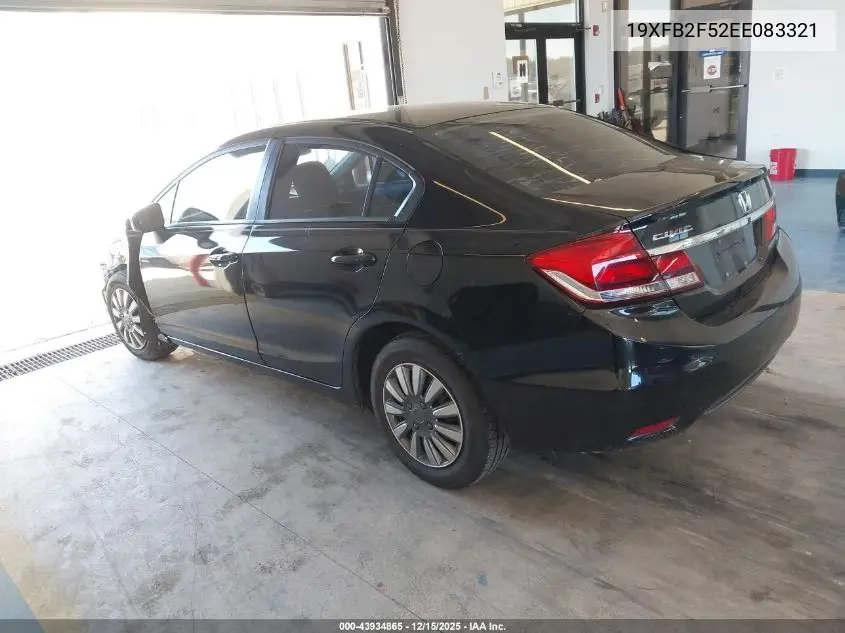 19XFB2F52EE083321 2014 Honda Civic Lx