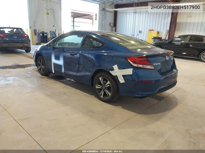 2HGFG3B82EH517900 2014 Honda Civic Ex