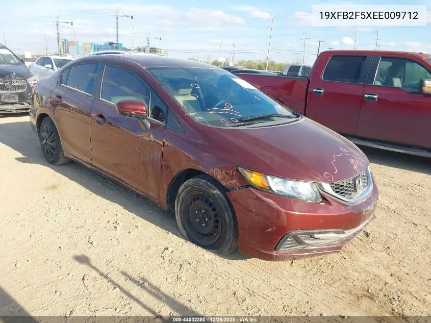 19XFB2F5XEE009712 2014 Honda Civic Lx