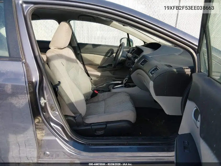 19XFB2F53EE038663 2014 Honda Civic Lx