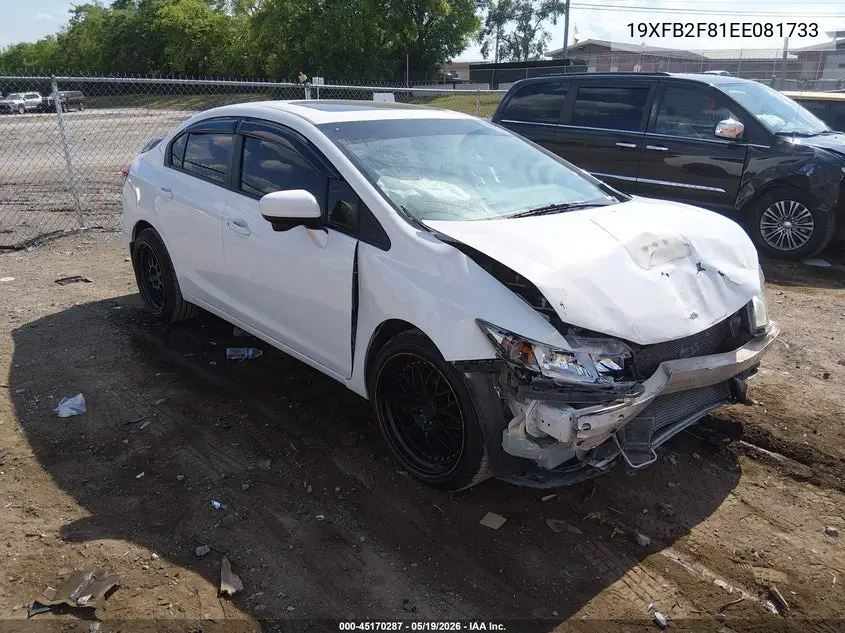 19XFB2F81EE081733 2014 Honda Civic Ex