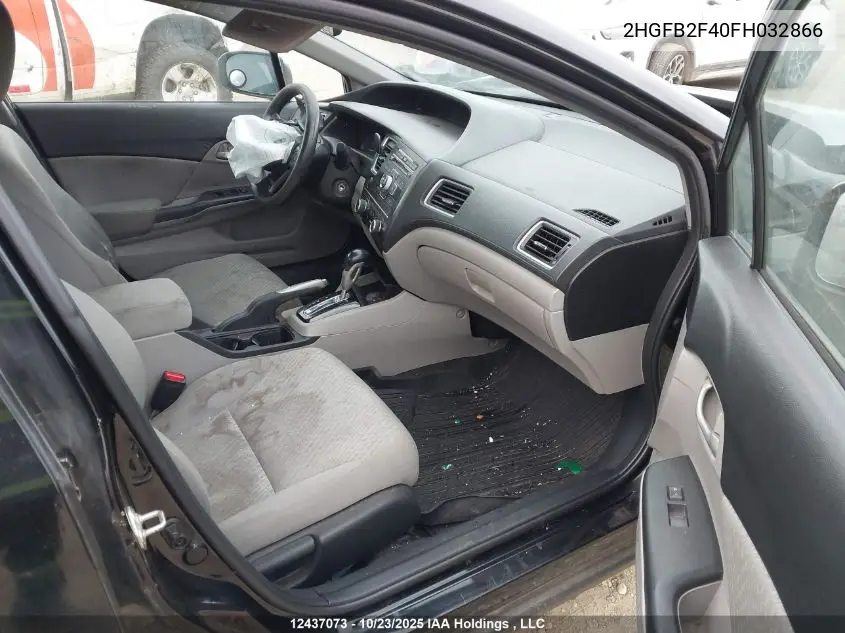 2HGFB2F40FH032866 2015 Honda Civic Lx