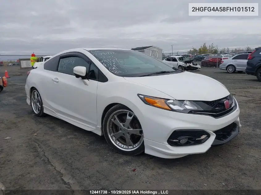 2HGFG4A58FH101512 2015 Honda Civic Si Si