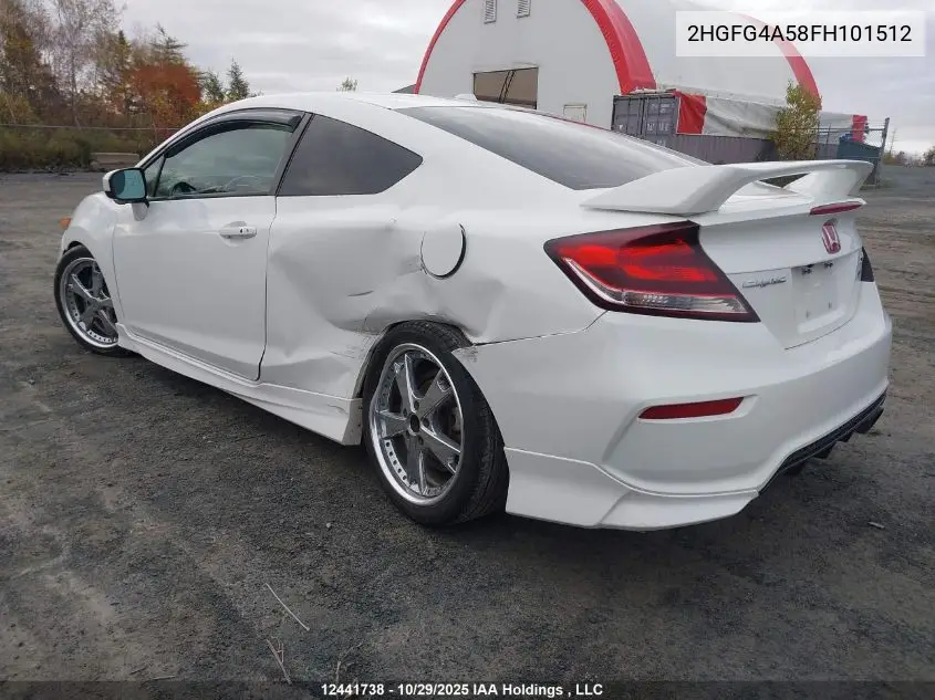 2HGFG4A58FH101512 2015 Honda Civic Si Si