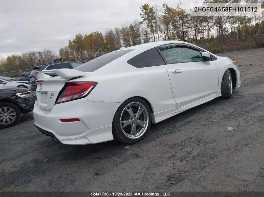 2HGFG4A58FH101512 2015 Honda Civic Si Si