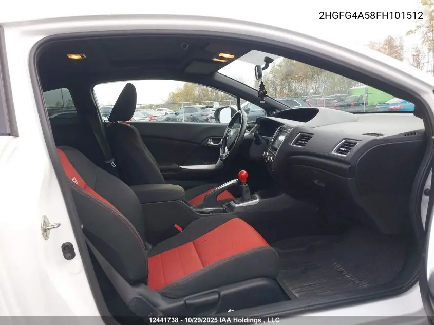 2HGFG4A58FH101512 2015 Honda Civic Si Si