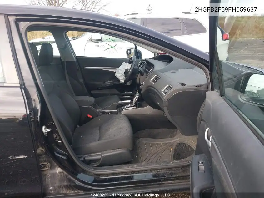 2HGFB2F59FH059637 2015 Honda Civic Ex
