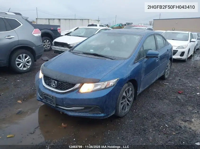 2HGFB2F50FH043410 2015 Honda Civic Ex