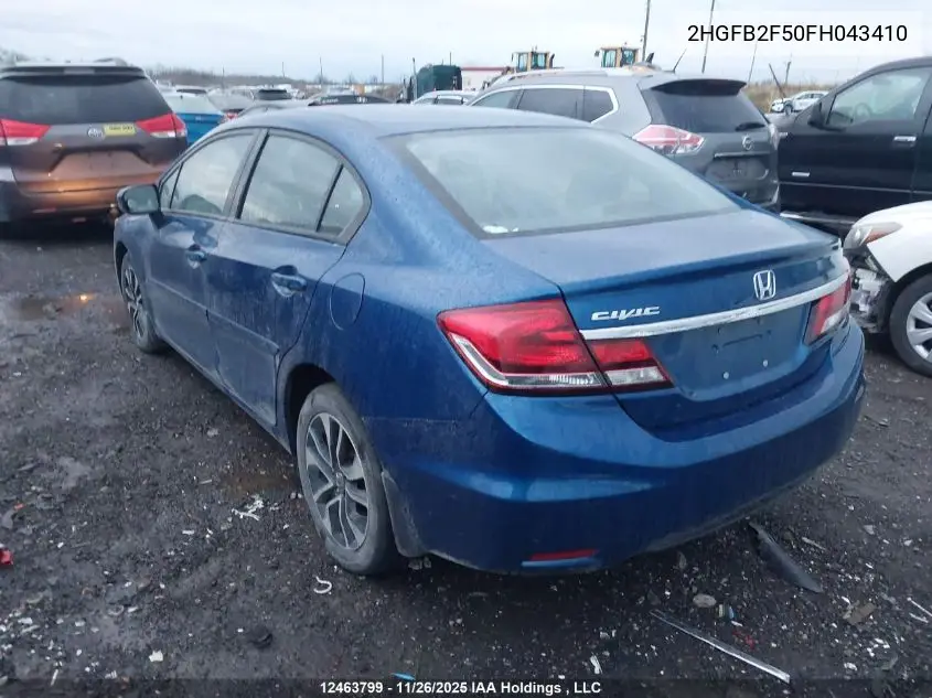 2HGFB2F50FH043410 2015 Honda Civic Ex