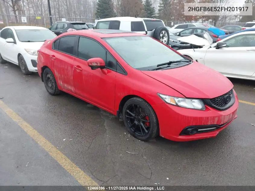 2HGFB6E52FH201917 2015 Honda Civic Si Si