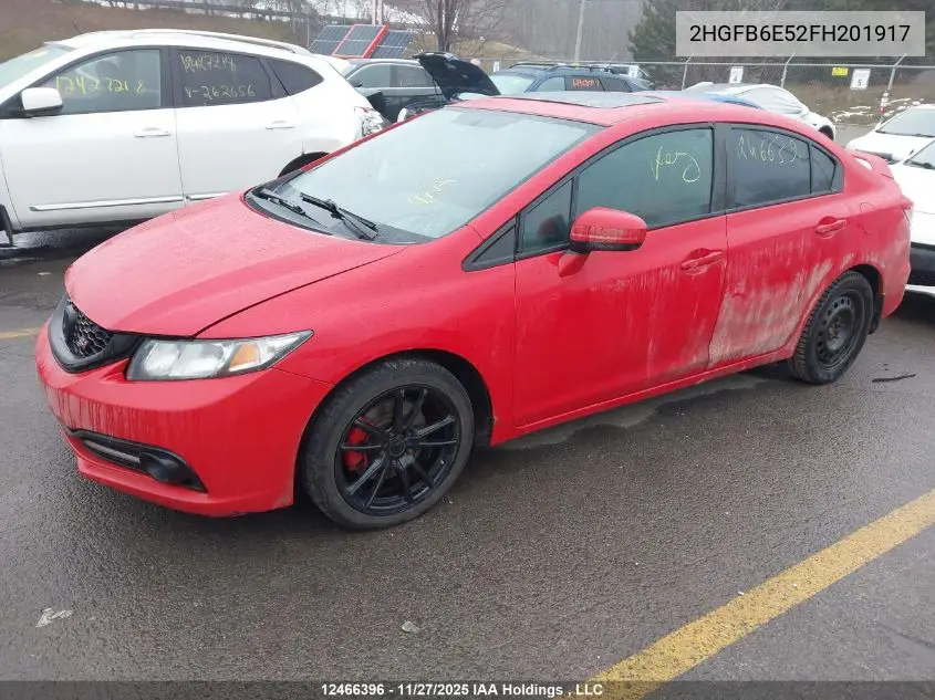 2HGFB6E52FH201917 2015 Honda Civic Si Si