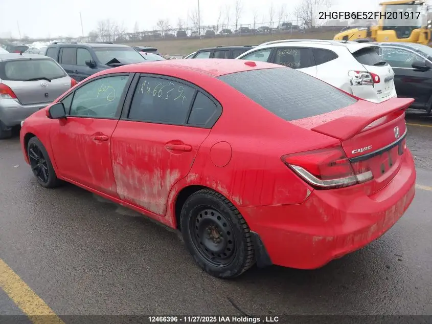 2HGFB6E52FH201917 2015 Honda Civic Si Si