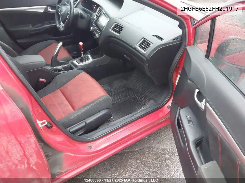 2HGFB6E52FH201917 2015 Honda Civic Si Si
