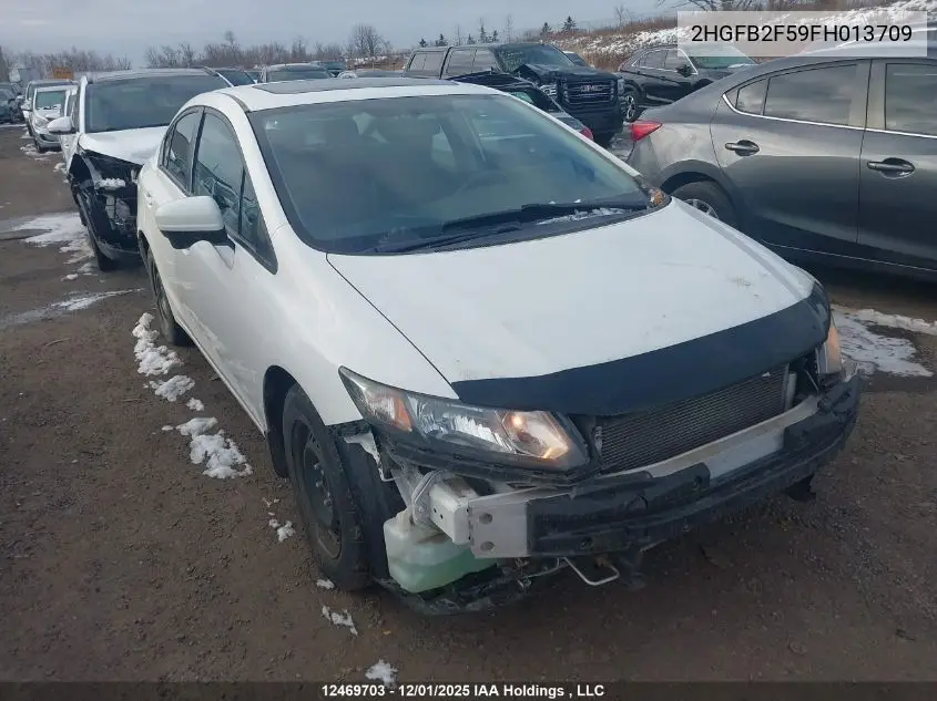 2HGFB2F59FH013709 2015 Honda Civic Ex