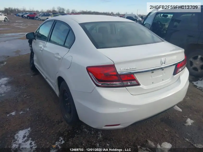 2HGFB2F59FH013709 2015 Honda Civic Ex