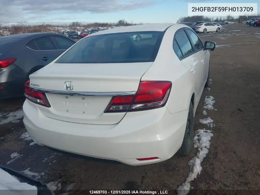 2HGFB2F59FH013709 2015 Honda Civic Ex