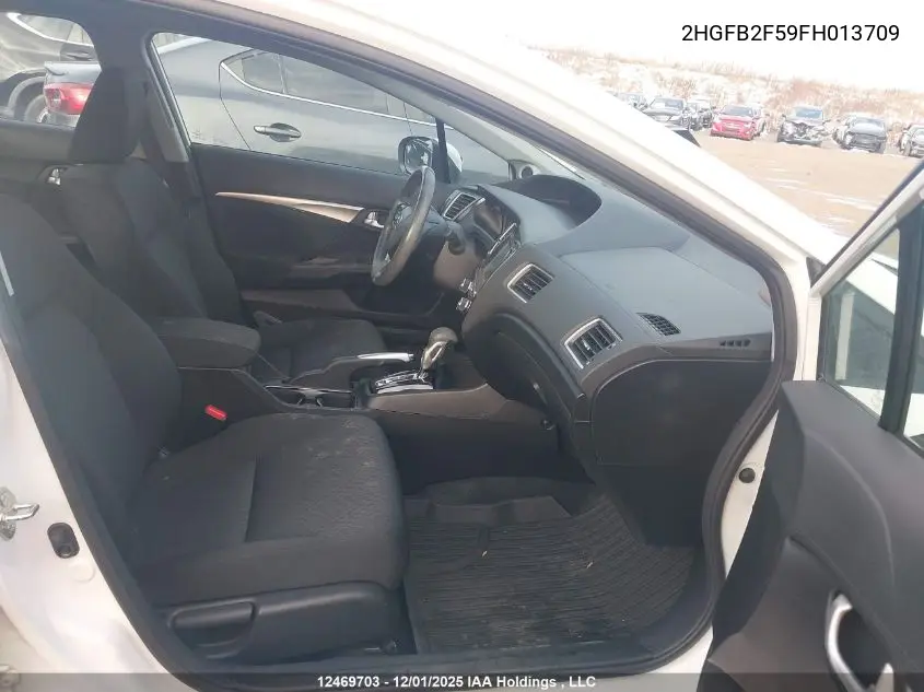 2HGFB2F59FH013709 2015 Honda Civic Ex