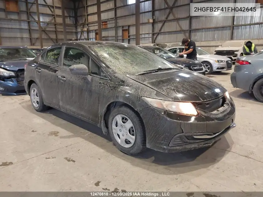 2HGFB2F41FH042645 2015 Honda Civic