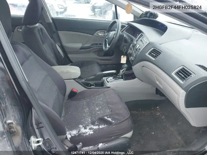 2HGFB2F44FH025824 2015 Honda Civic Lx