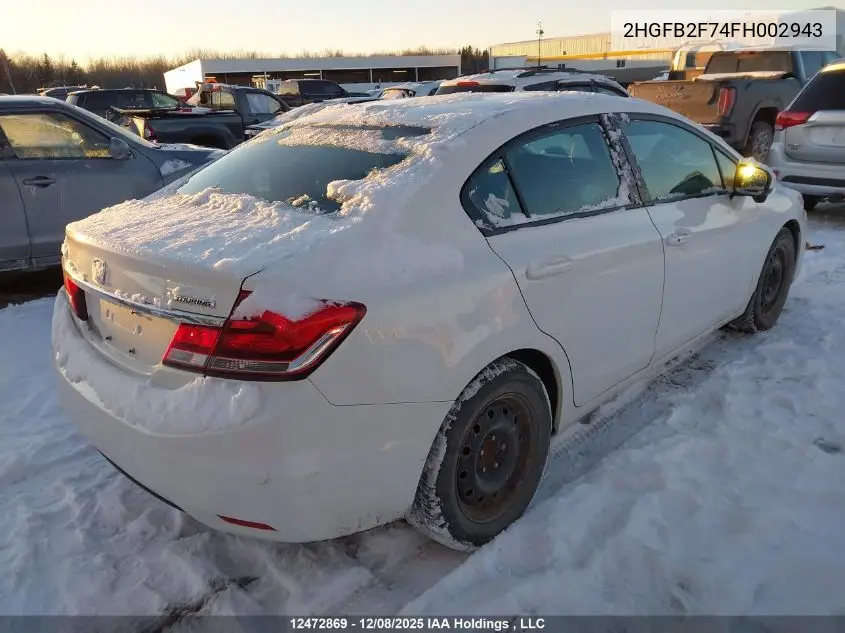 2HGFB2F74FH002943 2015 Honda Civic Touring