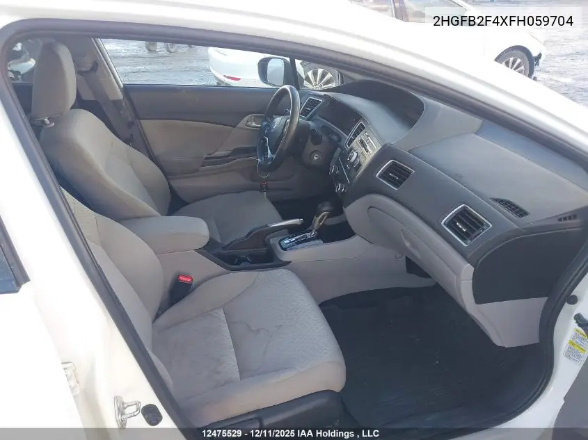 2HGFB2F4XFH059704 2015 Honda Civic Lx