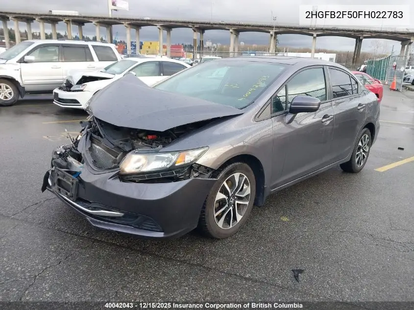 2HGFB2F50FH022783 2015 Honda Civic
