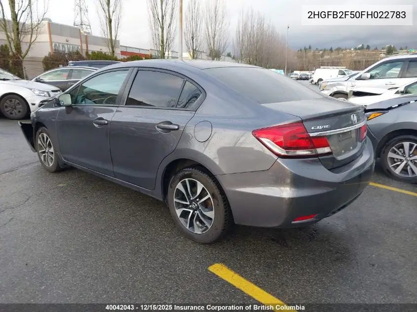 2HGFB2F50FH022783 2015 Honda Civic