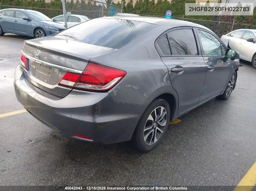 2HGFB2F50FH022783 2015 Honda Civic
