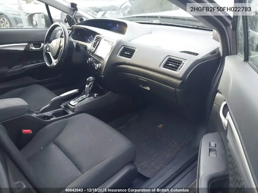 2HGFB2F50FH022783 2015 Honda Civic