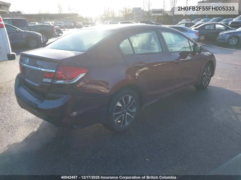 2HGFB2F55FH005333 2015 Honda Civic
