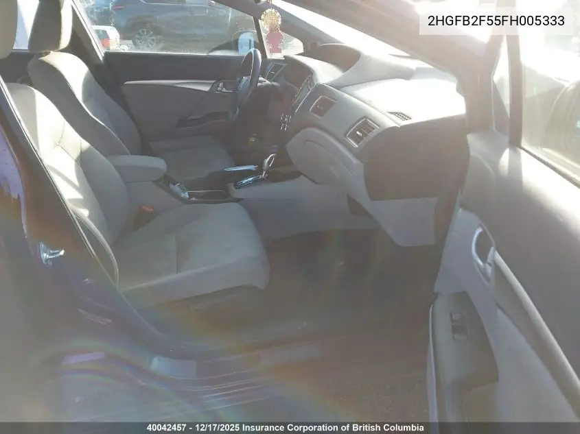 2HGFB2F55FH005333 2015 Honda Civic