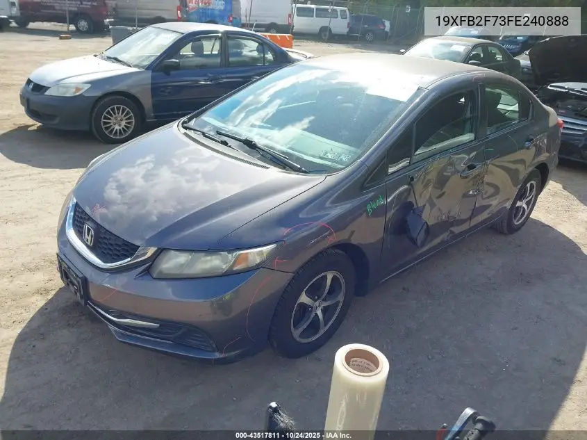 19XFB2F73FE240888 2015 Honda Civic Se