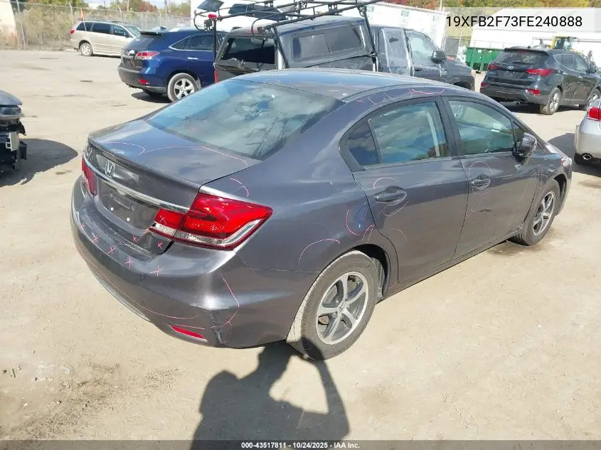 19XFB2F73FE240888 2015 Honda Civic Se